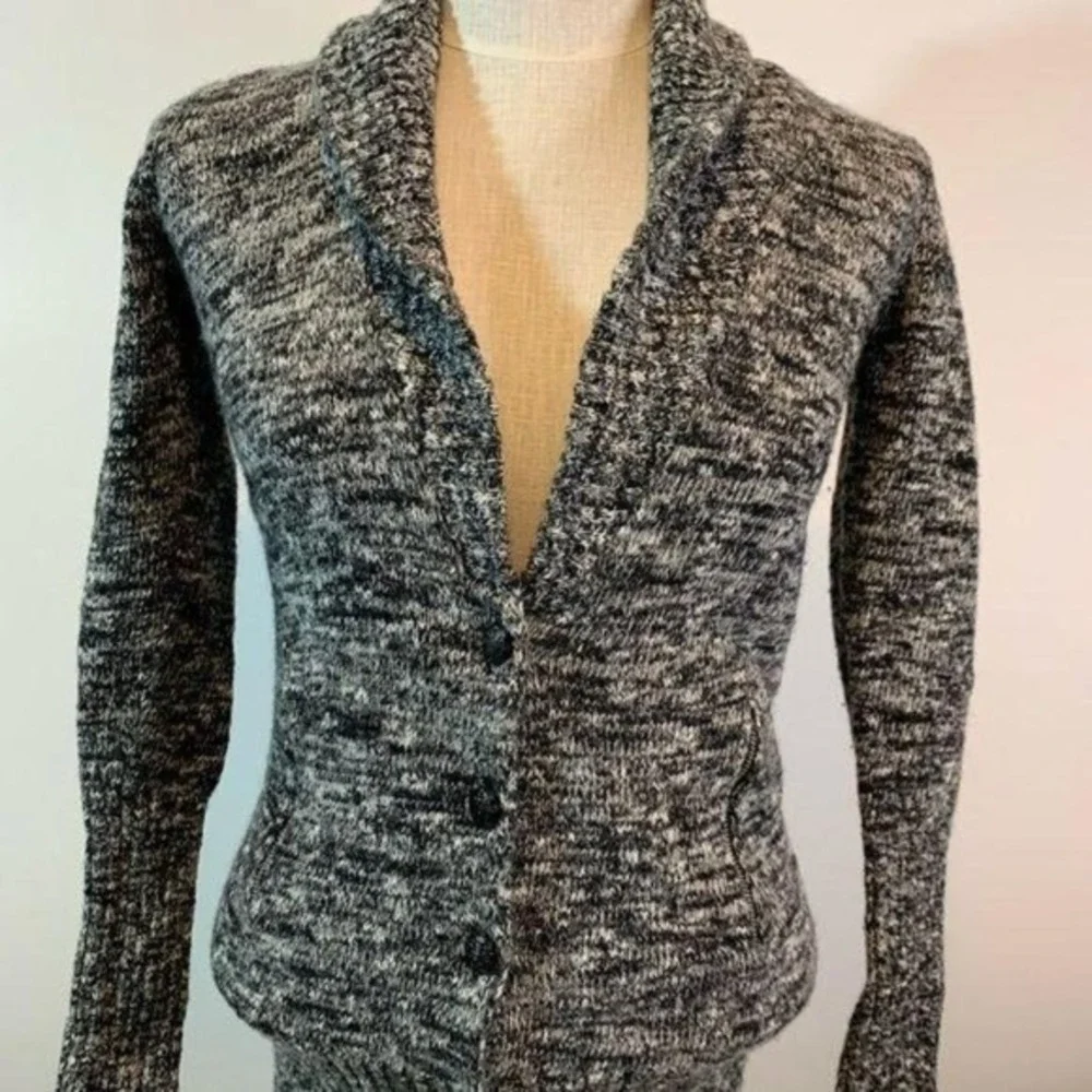 J.Crew‎ Fall 2010 Merino Wool Blend Shawl Collar Cardigan Sweater Size Small